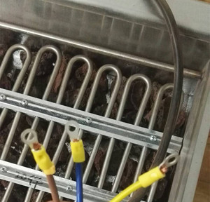 Gpl Roccia Vulcanica Lava Gas Pit Grill Banco Elettrico Commerciale A Righe Bistecche Macchina Torrefattore di Fy-978 - Product Image 4