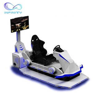 新しい外観ドライビングゲームアーケードシミュレーターVRレーシングシム + VRスピードレーシングカー
