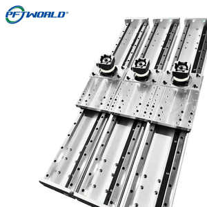 Cl145 Riel de guía lineal cruzado de pórtico con módulo deslizante lineal de piñón y cremallera ancha para automatización - Product Image 4