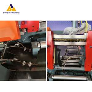 4240 büyük ölçekli çelik çubuk donatı testere makinesi Metal kesme yatay şerit testere ile otomatik kesme makinesi - Product Image 5