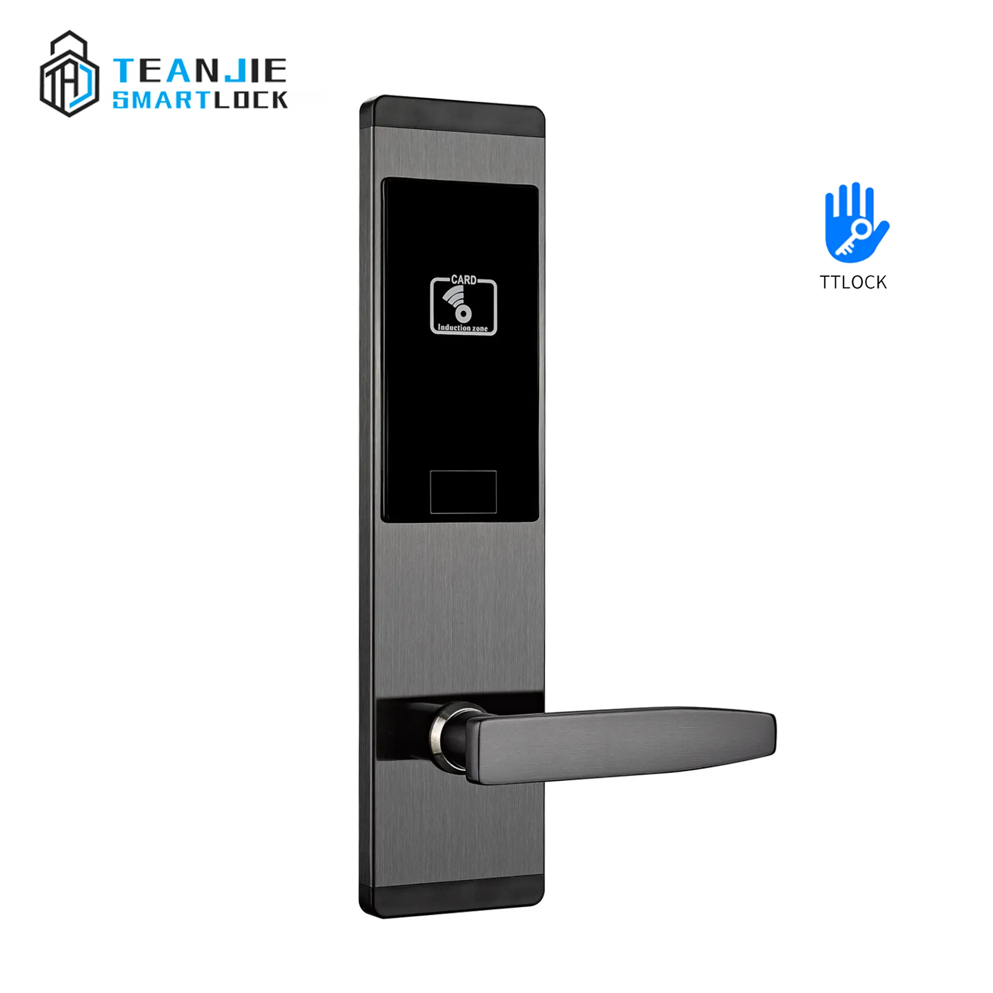 Sistema de entrada de control de acceso de puerta de tarjeta de llave RFID inalámbrica cerradura electrónica de puerta de hotel