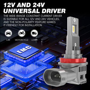 Wholesale V28 <strong>LED</strong> Headlight Bulbs 9005 9006 HB3 HB4 H7 With Double-Sided Eutectic Technology 5000LM Fit 12V 24V Car Headlights - Product Image 6
