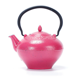紫皮日本明火外批发搪瓷炉煮茶碳火铸铁锅
