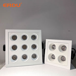 ERDU LED dikdörtgen gömme alüminyum spot 1/2/3/4/5/9/10/15 kafaları gömme lineer ışık Led tavan lambası Led Downlight - Product Image 2
