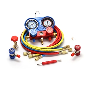 030 2-Way montaj yardım klima soğutucu 3 dolum hortumları ile 1.5 m ve soğutucu için kılıf R134a, R22, R12, R134a, - Product Image 5
