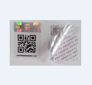 QR <strong>CODE</strong> Barcode Anti-Counterfeiting Security Label Authentic Hologram Sticker - Product Image 2