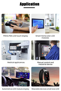 I moduli LCD TFT personalizzati ad alta risoluzione visualizzano da 3.5 a 10.1 pollici Touch Screen capacitivo tipo IPS con interfaccia SPI e LVDS