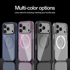 Her şey dahil anti-damla cep telefonu kabuk iPhone 17 için Pro Max şeffaf manyetik kılıf anti-damla braketi Made Iphone 17 - Product Image 4