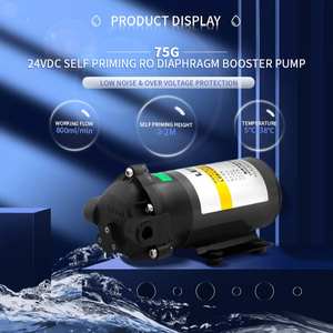 LEFOO 24V 75GPD الذاتي فتيلة البسيطة RO المياه الحجاب الحاجز مضخة معززة غشاء مضخة ضغط - Product Image 3