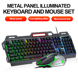TF600 Rainbow Backlight Cool Keyboard Gaming Keyboard y Mouse Combo para computadora - Product Image 2