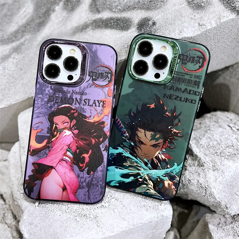 Los más vendidos a granel diferentes personajes de anime funda para teléfono móvil material de TPU funda protectora para teléfono a prueba de golpes en stock