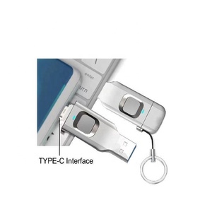 2IN1指纹类型C和USB内存驱动器磁盘2GB至256GB，用于手机pc电视游戏摄像机 - Product Image 1