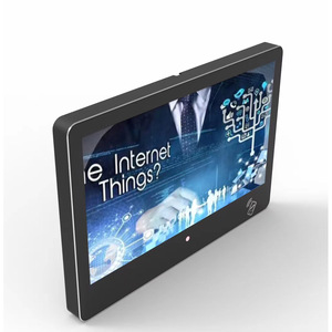 Telaio in metallo 18.5 pollici capacitivo Touch screen pannello industriale PC Fanless computer con RFID NFC IC lettore <span class=keywords><strong>Linux</strong></span> Ubuntu Debian