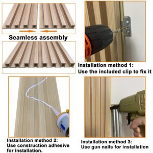 Esterno rivestimento flessibile della parete di pannelli di grandi dimensioni legno decorativo Wpc pannello di parete per la casa rivestimento della parete esterna