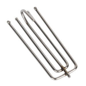 Bán buôn giá rẻ 4 prongs thép không gỉ Pinch pleat kim loại rèm móc - Product Image 2