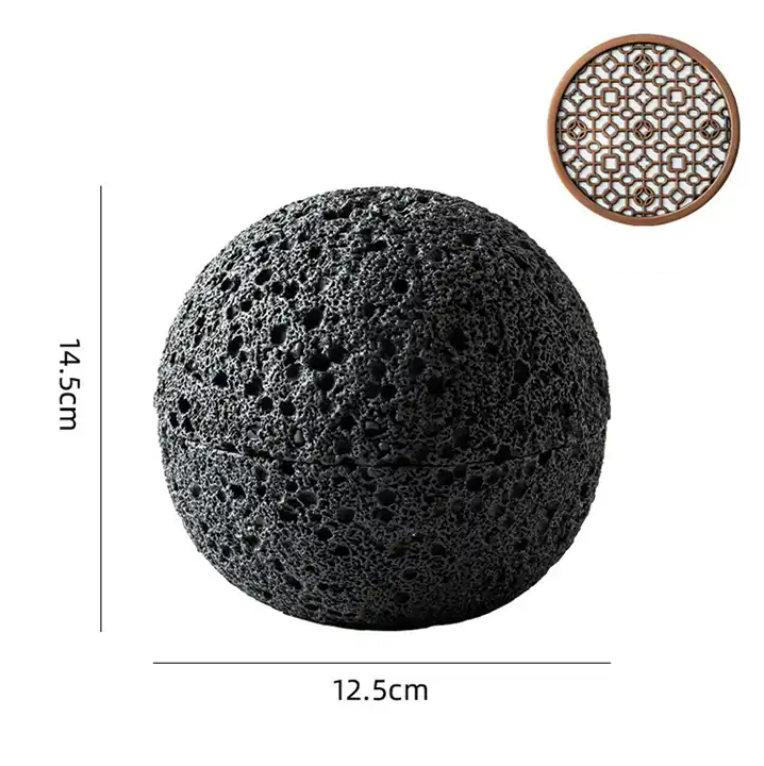Boule ronde de 12,5 x 14,5 cm