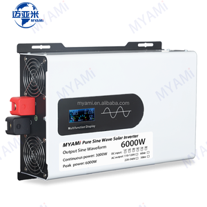 MYAmi Dual Output 3000W 12-96V DC Input Off Grid LCD-Anzeige Solar AC 220V Wechsel richter Reine Sinus welle Niederfrequenz 50/60Hz Home - Product Image 6