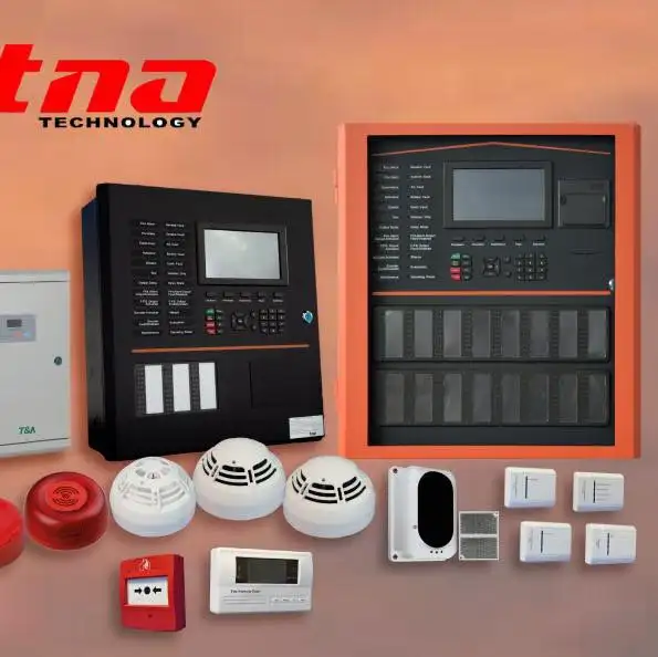 High Quality LPCB Approved 1-8 loop Addressable Fire Alarm Control System fire alarm control panel