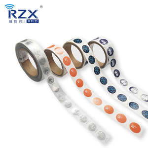 Rundes Quadrat Druckbare 13,56 MHz NFC-Rolle RFID-Papier aufkleber Etikett NFC-RFID-Tag für Social Media Link Sharing Payment - Product Image 4