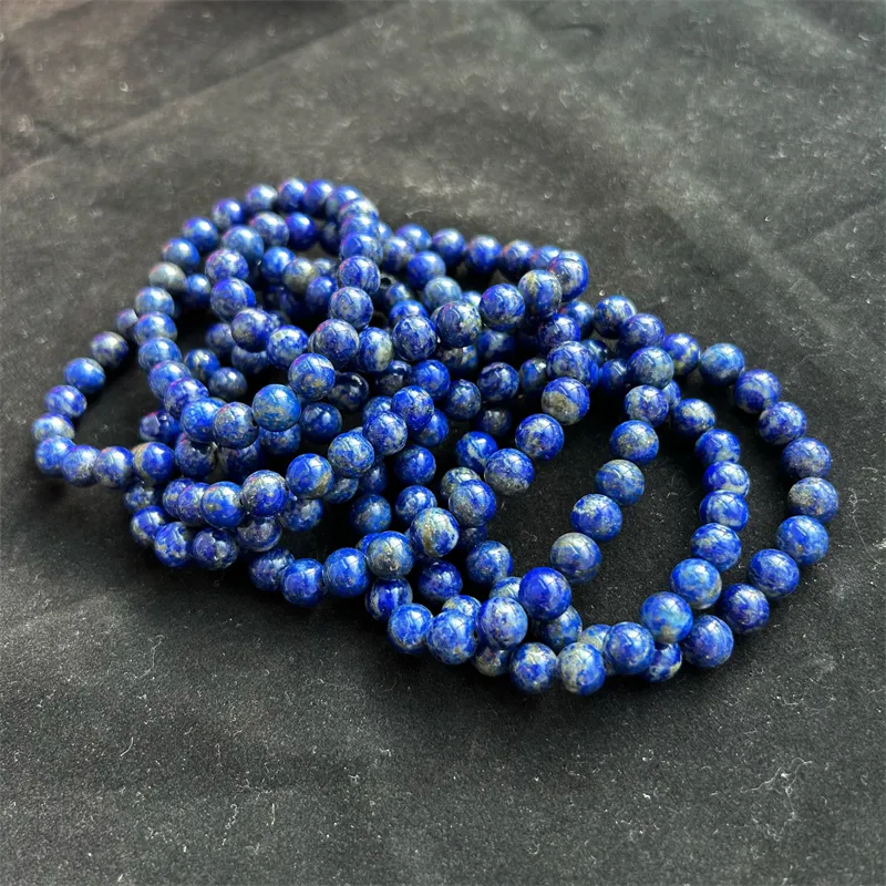 wholesale natural Gemstone crystals bracelet healing stones lapis lazuli bracelet for gifts