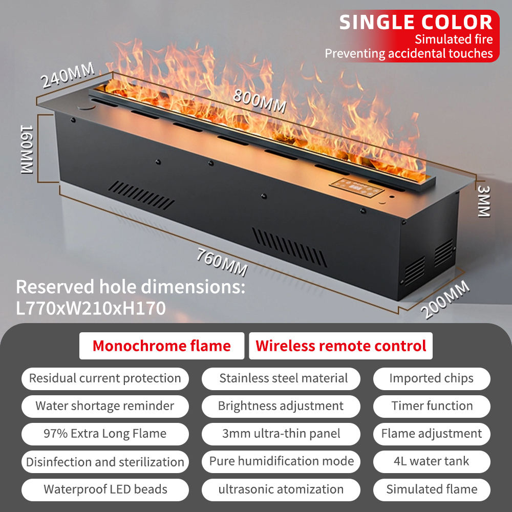 Black+800mm+Single colors