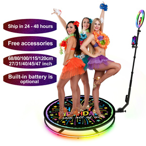 Spin 80cm Camera Video Slow Motion 350 370 369 Photobooth 360 <strong>Photo</strong> Booth 6 People Portable Professionnel Videobooth - Product Image 1