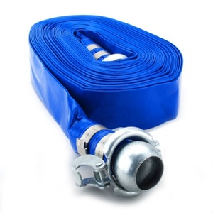 ท่อปล่อยน้ำในฟาร์ม,ท่อปล่อยน้ำแบบแบน PVC สำหรับปั๊มน้ำในสระที่ใช้วางท่อแบบแบน1 2 3 4 6 8 10 12 14 16นิ้ว