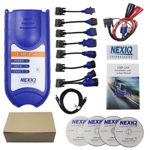 NEXIQ USBリンク125032大型ディーゼルトラック検出器トラックトラブルシューティング用電子コードリーダー (英語) - Product Image 4