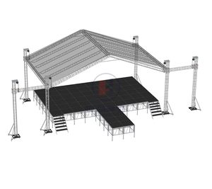Популярный производитель, алюминиевый экран, ТРАМ, динамик, подъемная линейная решетка, стеклянная ступень для продажи - Product Image 1