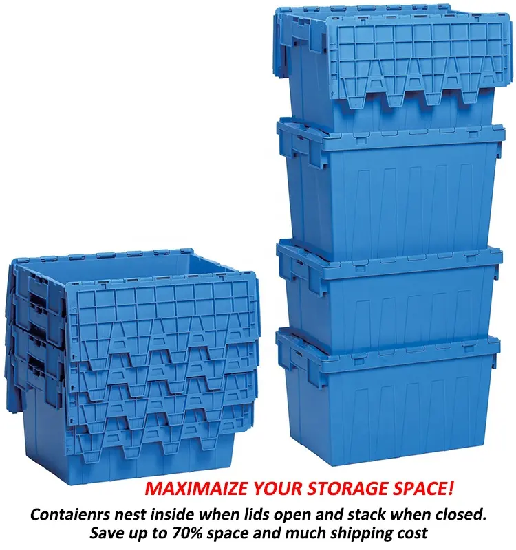倉庫およびスーパーマーケット用のプラスチック製トートボックス/プラスチック製収納箱