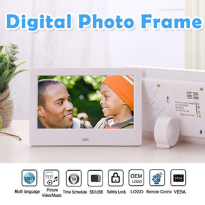 Takvim slayt ile 7 ''dijital resim çerçevesi Video müzik çalar desteği USB/MMC/SD kart uzaktan kumanda ile - Product Image 4