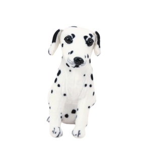 Kawaii Dalmatian Dog Doll Stuffed Animals Soft Plush <strong>Toy</strong> in PP Cotton Shape Pillow with Plastic and Felt Material