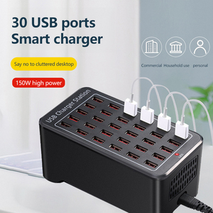 High-<strong>Power</strong> 150W Fast Charging <strong>Adapter</strong> 25-30 Port Multi-Port <strong>USB</strong> Smartphone Charger 2A Each Charging AC Plug Type for UK/EU - Product Image 2
