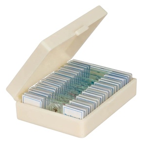 Microscopio biológico básico, juego de diapositivas preparadas, diapositivas de microscopio de enseñanza para la ciencia médica - Product Image 1