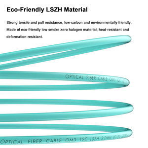 כבל סיב אופטי מהיר MPO MTP 200G OM3 24 גידים, דרגת טלקום, לשימוש במרכזי נתונים, רשת אזור אחסון - Product Image 3