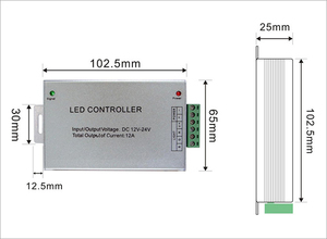 IR 24-Tasten-Aluminium-Fernbedienungs-LED-Controller für RGB-LED-Licht leiste und RGB-LED-Modul - Product Image 6