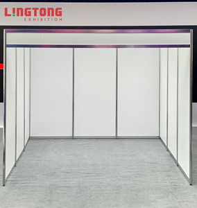 -Fácil montagem Do Sistema <span class=keywords><strong>Modular</strong></span> Exibição 8-Way <span class=keywords><strong>Shell</strong></span> Perfil de Alumínio Estande Esquema Para Exhibition Hall