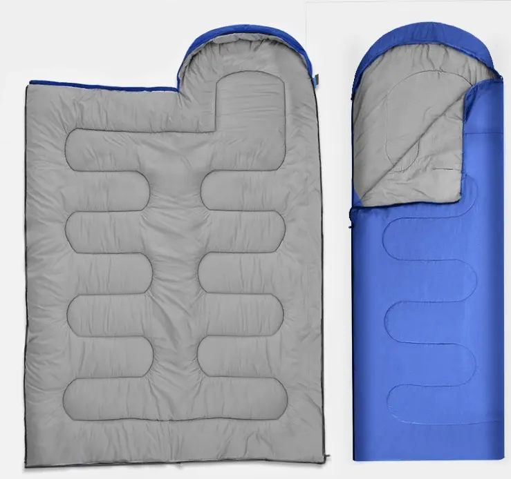 उच्च गुणवत्ता वाले नरम और आरामदायक सर्दियों के सोने के बैग और आउटडोर फोल्डेबल पोर्टेबल यात्रा नींद बैग