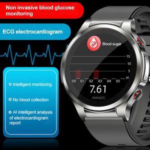 1.32&quot; Hd 360*360 Smart Watch For Elderly Smart Watch <strong>Android</strong> With Blood Oxygen Spo2, Uric Acid, Hr Alarm Monitoring Health Watch - Product Image 2