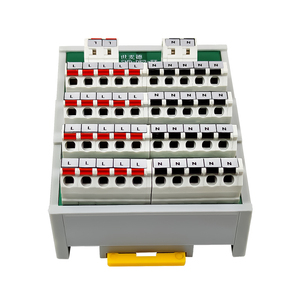 Bloque de terminales de distribución de energía enchufable de 20 canales y 24 VCC. - Product Image 1