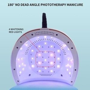 Lámpara de uñas UV LED de alta potencia de 84W para uñas de gel con temporizador de memoria, pantalla LCD, sensor y curado de doble velocidad - Product Image 2