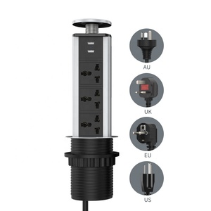 Toma de corriente emergente Universal con agujero para sobremesa, Cargador usb, toma de corriente emergente con cargador, novedad - Product Image 1