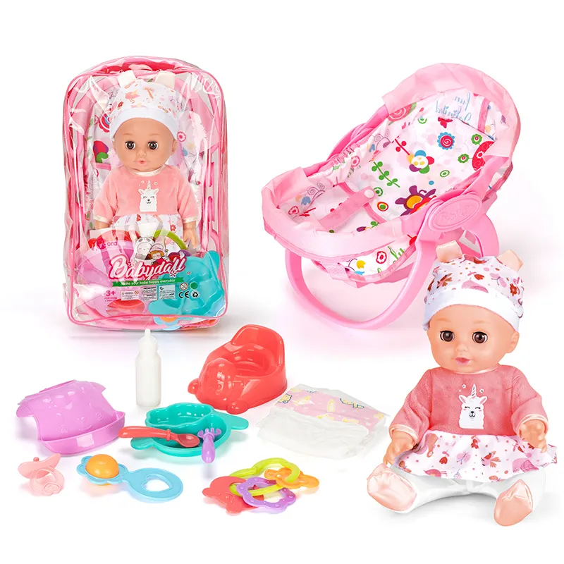 14 pouces 12 sons eau potable pipi Silicone Reborn bébé poupée à vendre semblant jouer poupées accessoires ensembles pour enfants filles