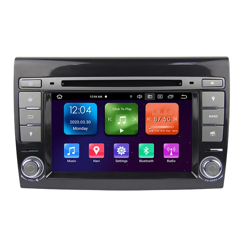 7 pouces 2Din PX5 Android 11.0 spécial voiture DVD GPS lecteur vidéo 4G + 64G pour FIAT BRAVO 2007 -- 2014 DSP CarPlay intégré Android Auto