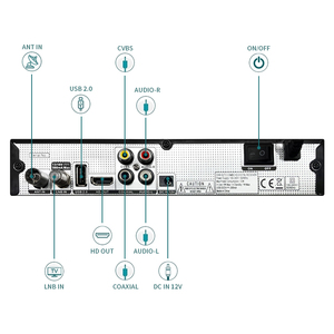 TNTSTAR TG-X01新しいexplora衛星デコーダーipega通話受信機デコーダーdvb-t2 ac3スタイル衛星テレビ受信機CCAM M - Product Image 5