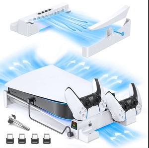 คอนโซลเกมมือสอง sson-Y Play-Station 5รุ่นดิจิทัลแบบบางพร้อม PS5 PS4 PSP ที่เข้ากันได้วัสดุโลหะซิลิโคน EVA กระจก