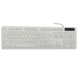 Ultra-Thin USB Wired <strong>Keyboard</strong> 104-<strong>Key</strong> <strong>Standard</strong> Italian German English French Notebook Desktop Office Plug Play Wired <strong>Keyboard</strong> - Product Image 1