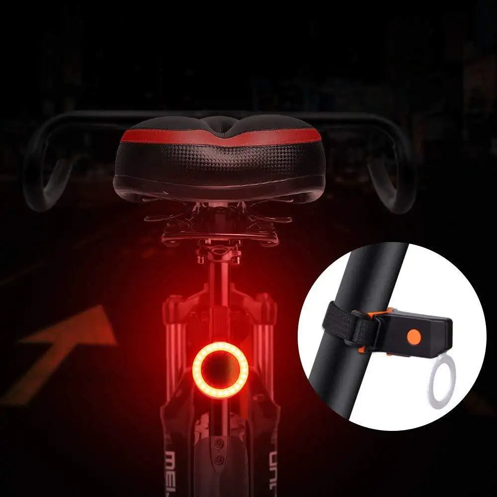 Accessori bici Della Bicicletta del Led Indicatore di Luce Usb Ricaricabile Luce Della Coda Posteriore Della Bici Della Luce