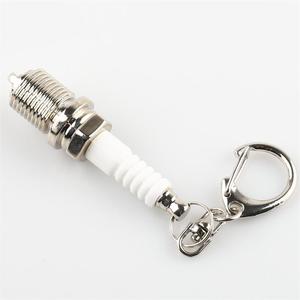 キーホルダー付きLEDライトスパークプラグ電子ランプ小さなギフトオートバイアクセサリーモデル車のキーホルダー - Product Image 3