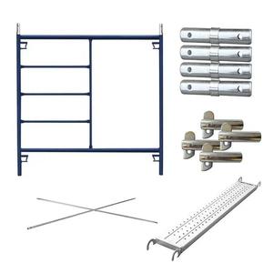 H Frame <strong>Scaffolding</strong> Wholesale Scaffold for Construction Mason Frame Scaffold Set Iron Steel Frame - Product Image 4
